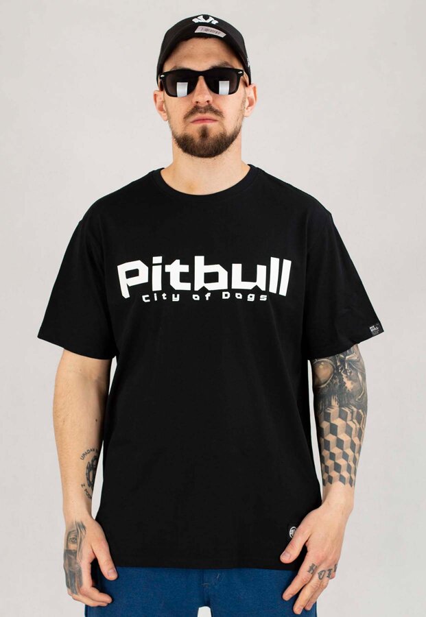 T-shirt Pit Bull City Of Dogs czarny