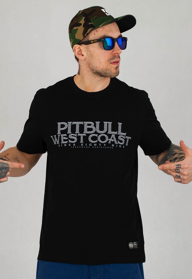 T-shirt Pit Bull Coin Weapon Middle Weigh czarny