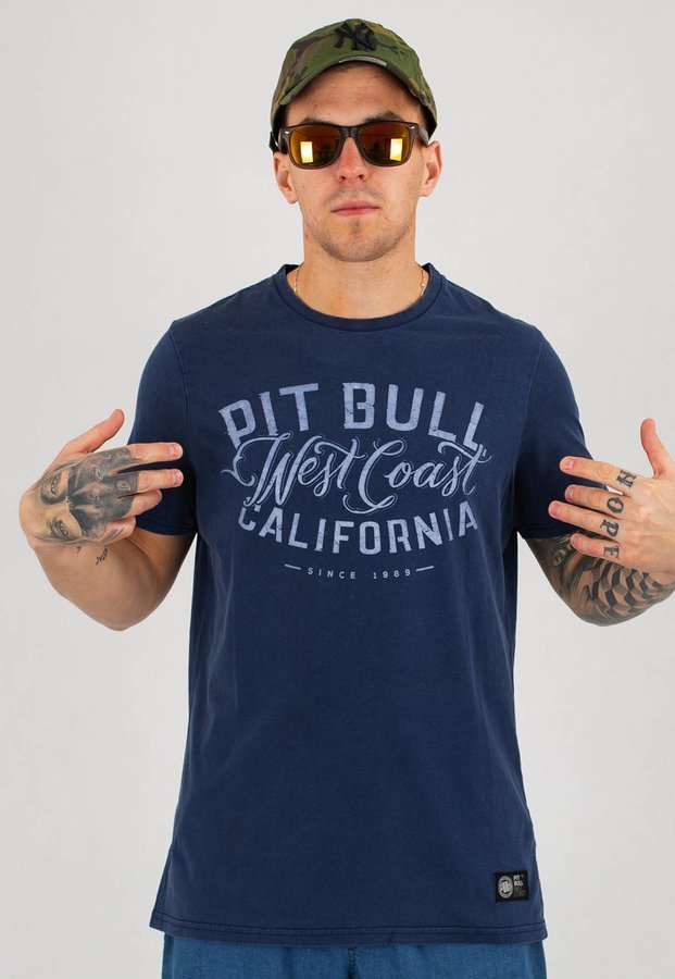 T-shirt Pit Bull Denim Washed Shamrock granatowy