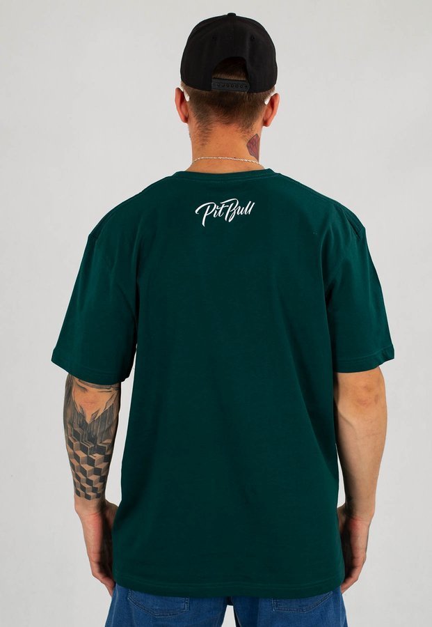 T-shirt Pit Bull El Jefe ciemno zielony