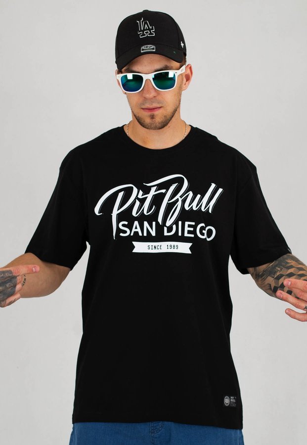 T-shirt Pit Bull El Jefe czarny