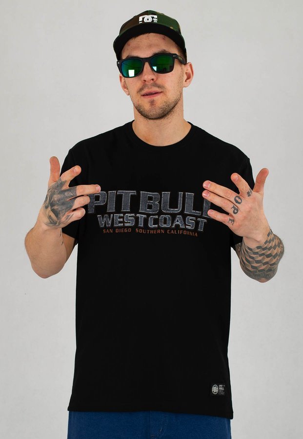 T-shirt Pit Bull Fighter czarny