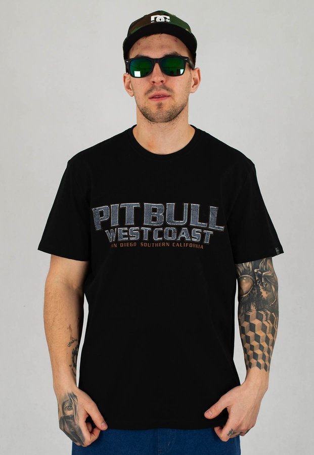 T-shirt Pit Bull Fighter czarny
