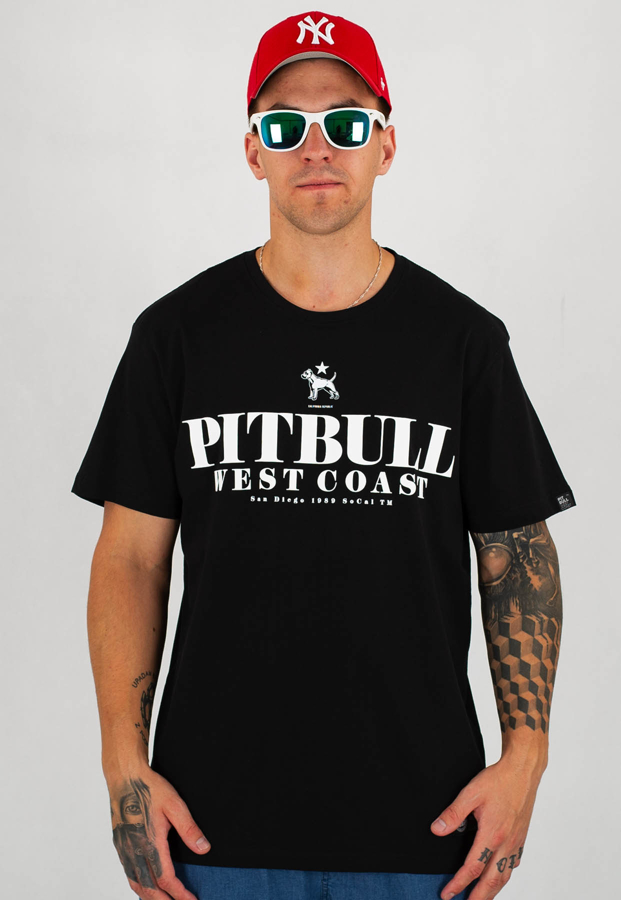T-shirt Pit Bull Flamingo czarny