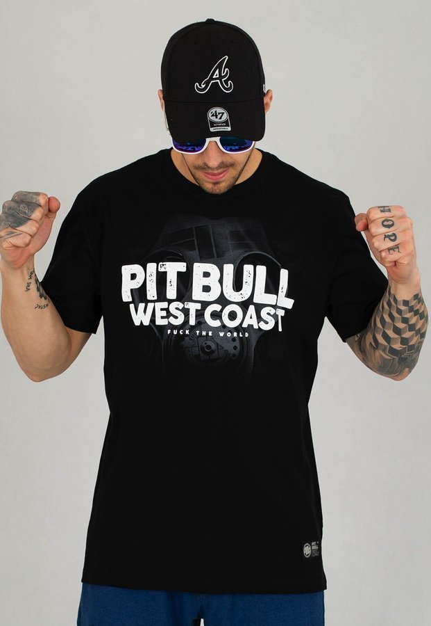 T-shirt Pit Bull Fuck The World '18 czarny