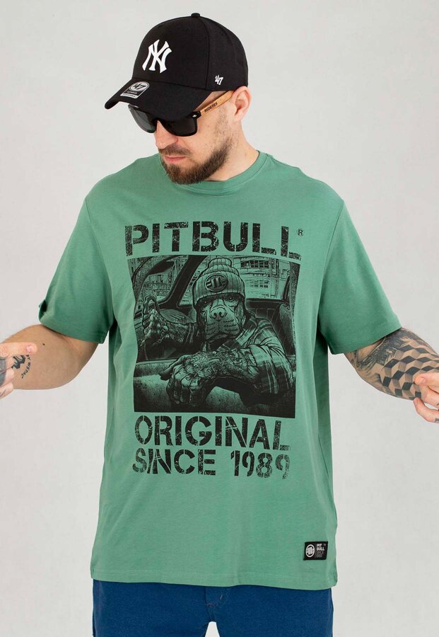 T-shirt Pit Bull Hilltop 170 Drive miętowy