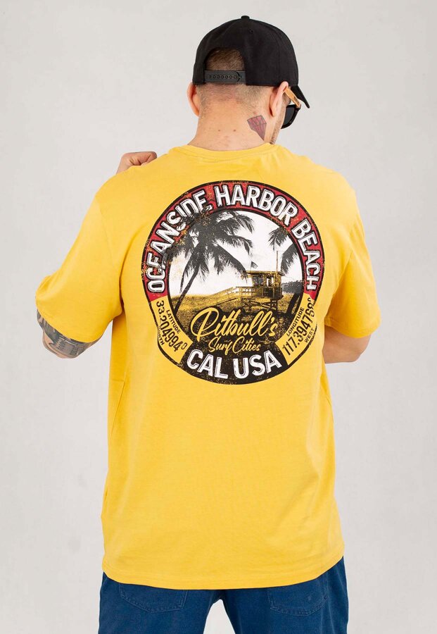 T-shirt Pit Bull Hilltop 170 Oceanside żółty