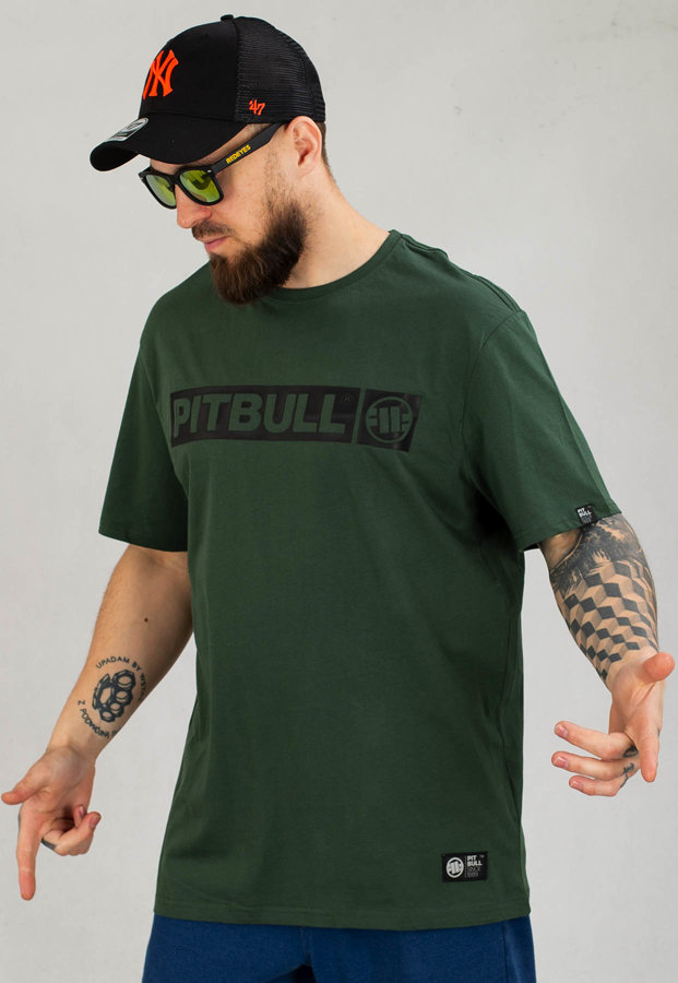 T-shirt Pit Bull Hilltop 170 ciemno zielony