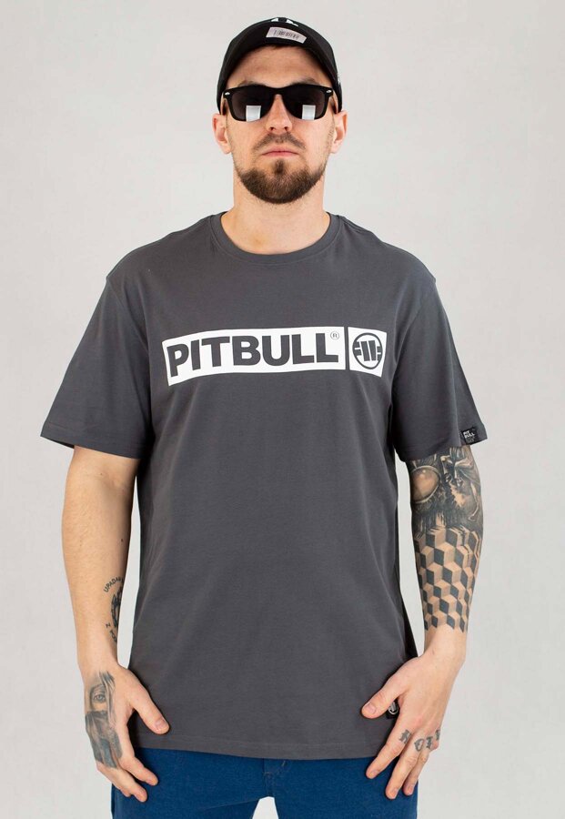 T-shirt Pit Bull Hilltop 170 grafitowy