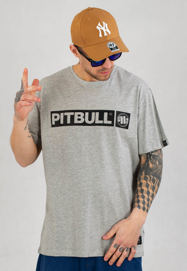 T-shirt Pit Bull Hilltop 170GSM szary