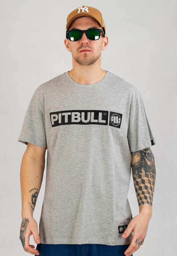 T-shirt Pit Bull Hilltop 170GSM szary