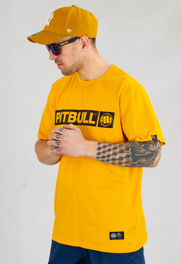 T-shirt Pit Bull Hilltop 170GSM żółty