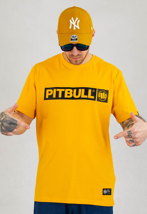 T-shirt Pit Bull Hilltop 170GSM żółty