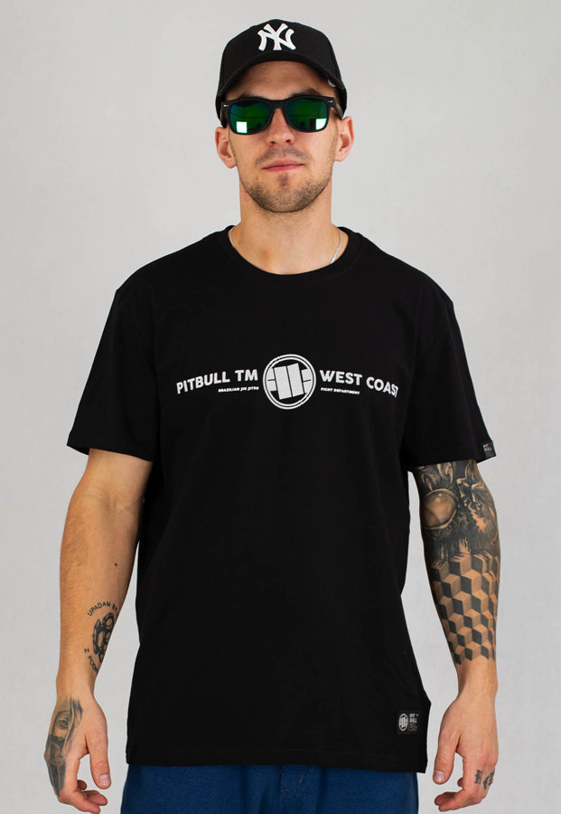 T-shirt Pit Bull Keep Rolling czarny