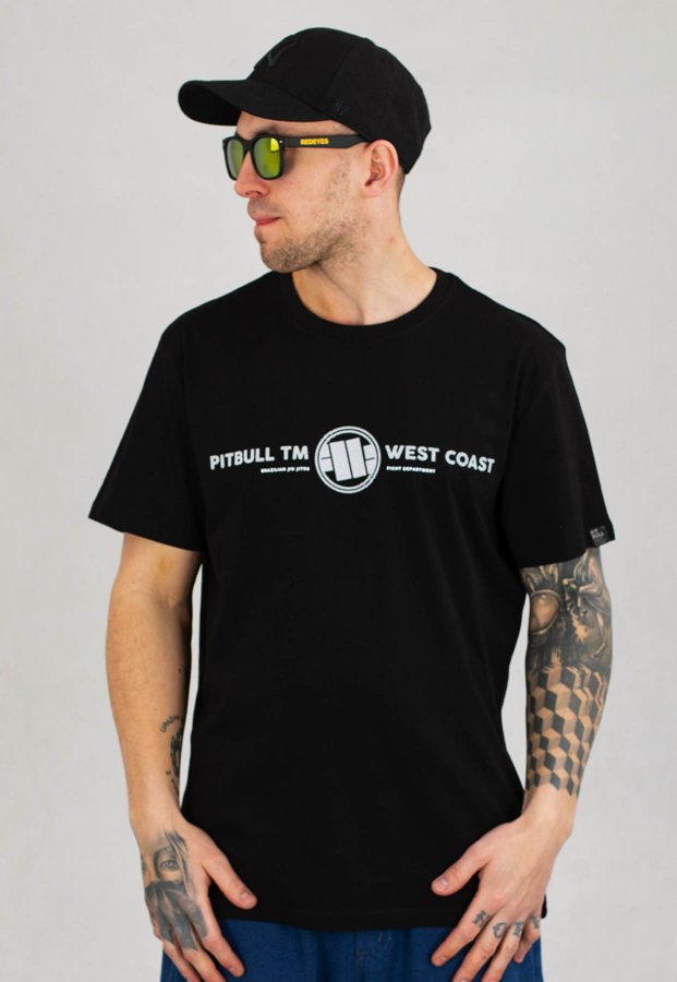 T-shirt Pit Bull Keep Rolling czarny