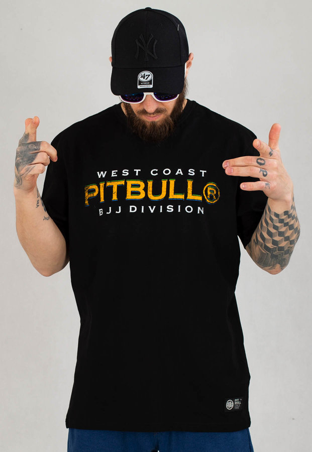 T-shirt Pit Bull Middle BJJ 19 czarny