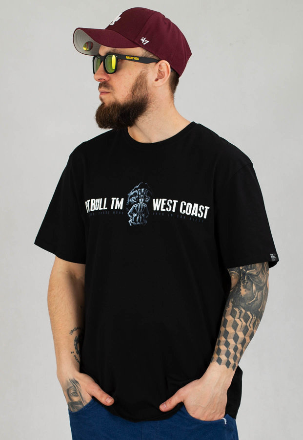 T-shirt Pit Bull Middle Bane czarny