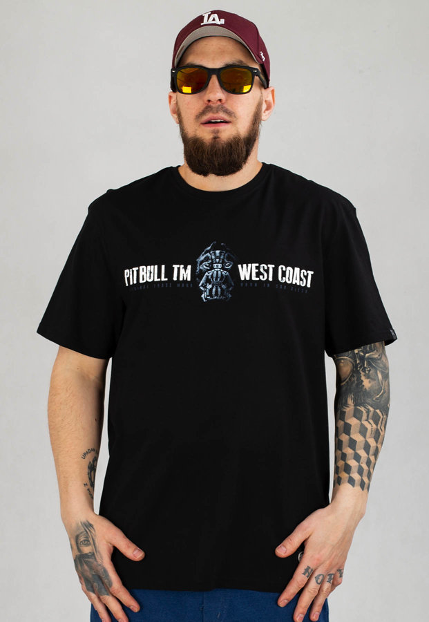 T-shirt Pit Bull Middle Bane czarny