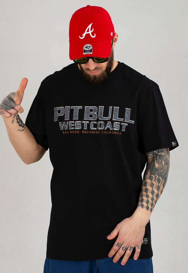 T-shirt Pit Bull Middle Fighter czarny