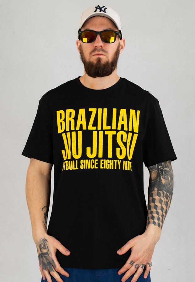 T-shirt Pit Bull Middle Masters Of BJJ Champions czarny