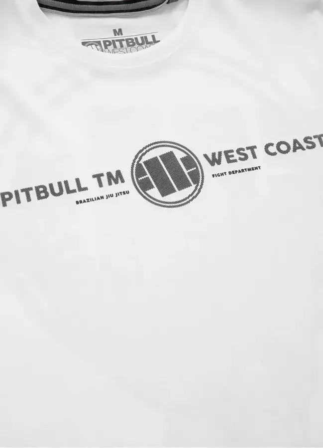 T-shirt Pit Bull Middle Weight 190 Keep Rolling biały