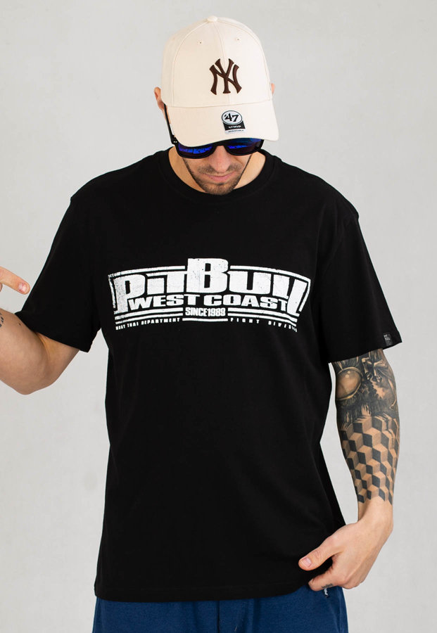 T-shirt Pit Bull Muay Thai czarny