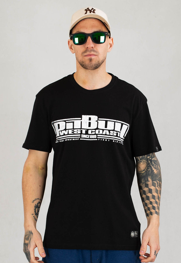 T-shirt Pit Bull Muay Thai czarny