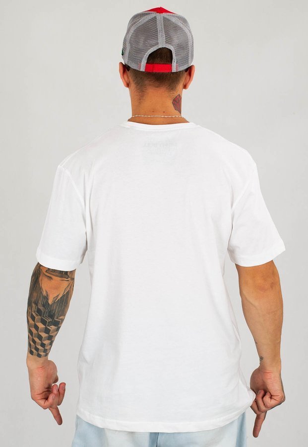 T-shirt Pit Bull No Logo biały