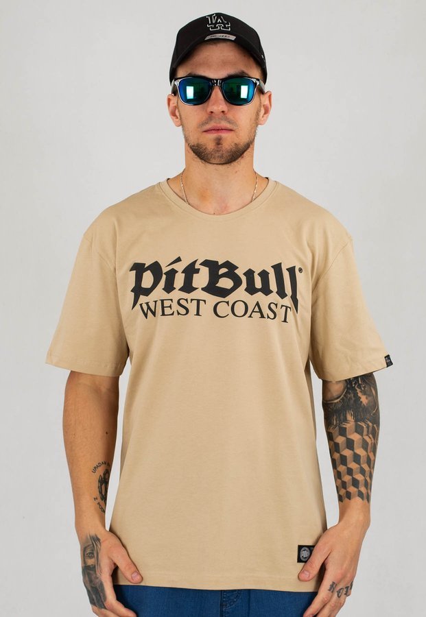 T-shirt Pit Bull Old Logo piaskowy