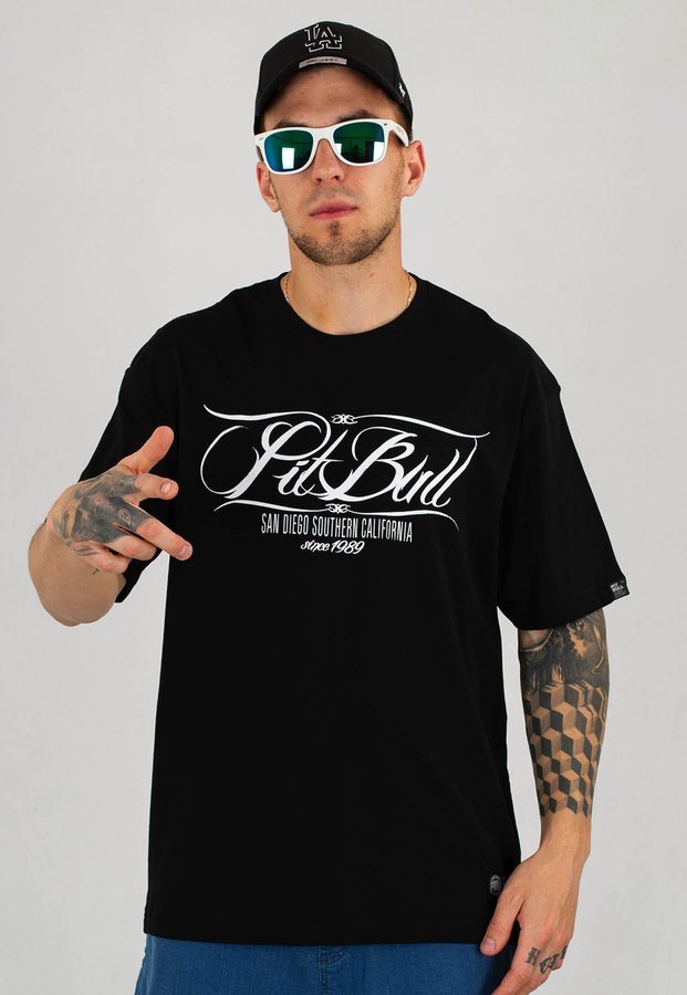 T-shirt Pit Bull Oldschool PB czarny