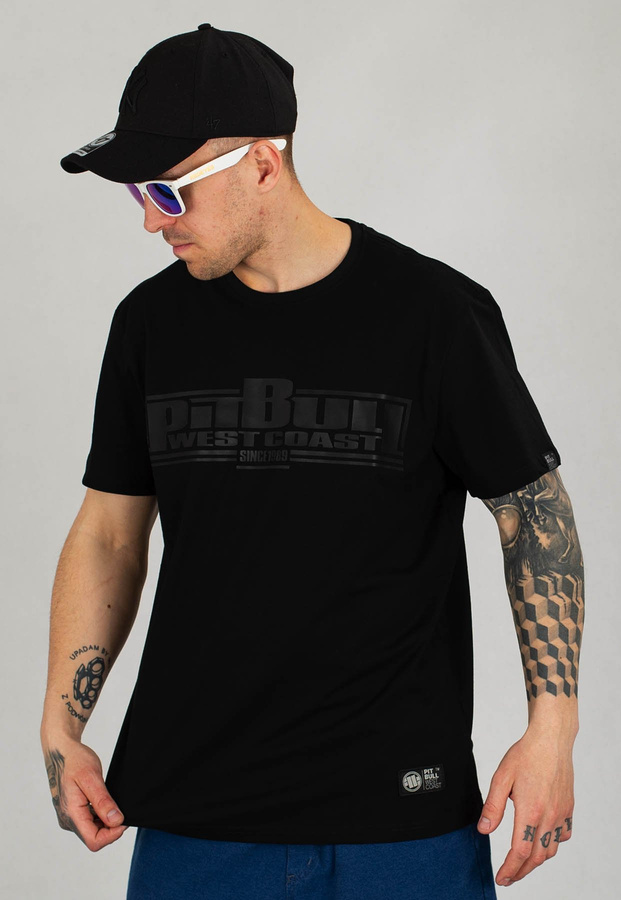 T-shirt Pit Bull One Tone Boxing czarny
