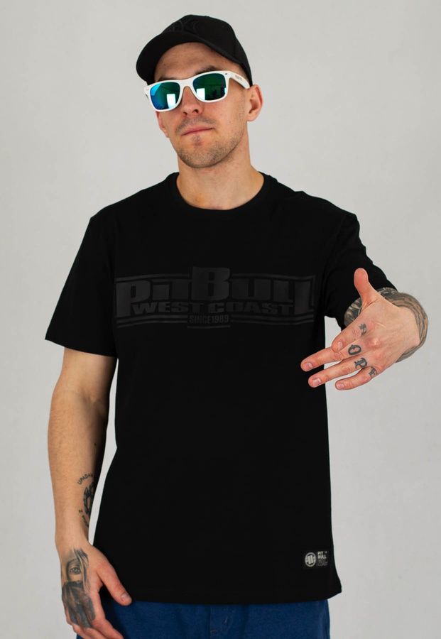 T-shirt Pit Bull One Tone Boxing czarny