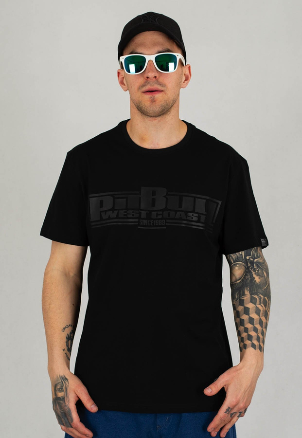 T-shirt Pit Bull One Tone Boxing czarny