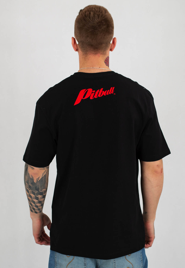 T-shirt Pit Bull Red Brand czarny