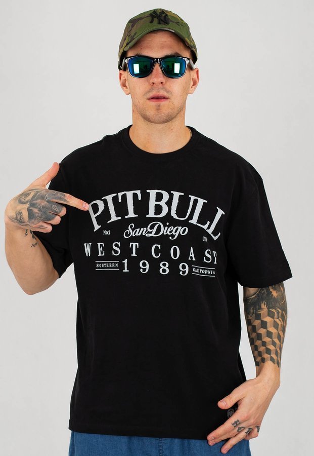 T-shirt Pit Bull Regular Fit 210 Old School Logo czarny