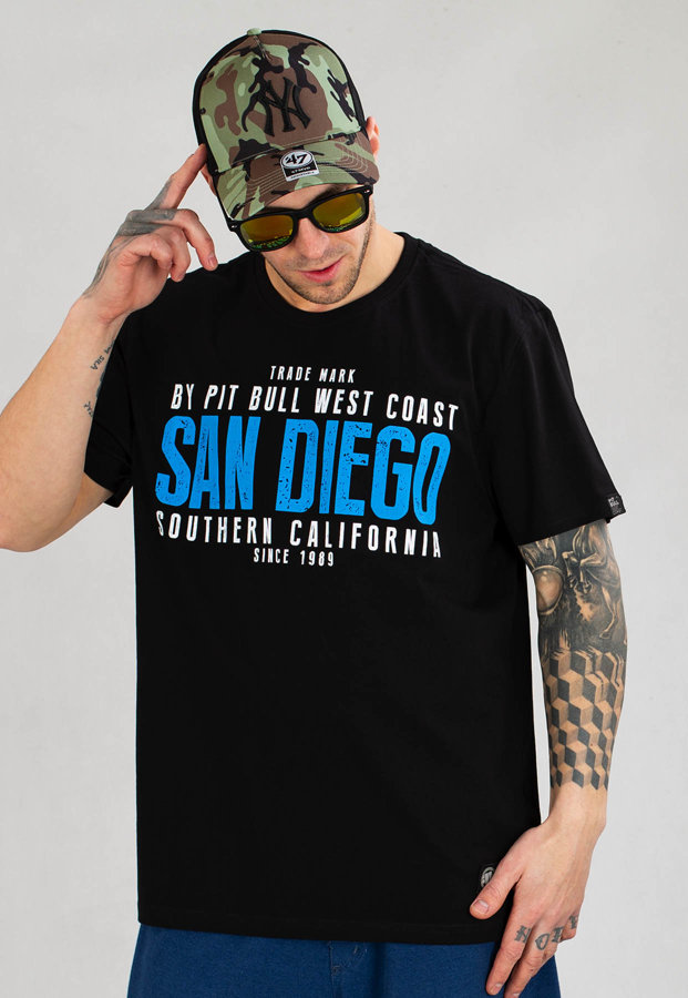 T-shirt Pit Bull San Diego II czarny