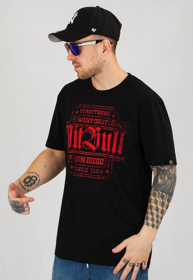 T-shirt Pit Bull San Diego IV czarny