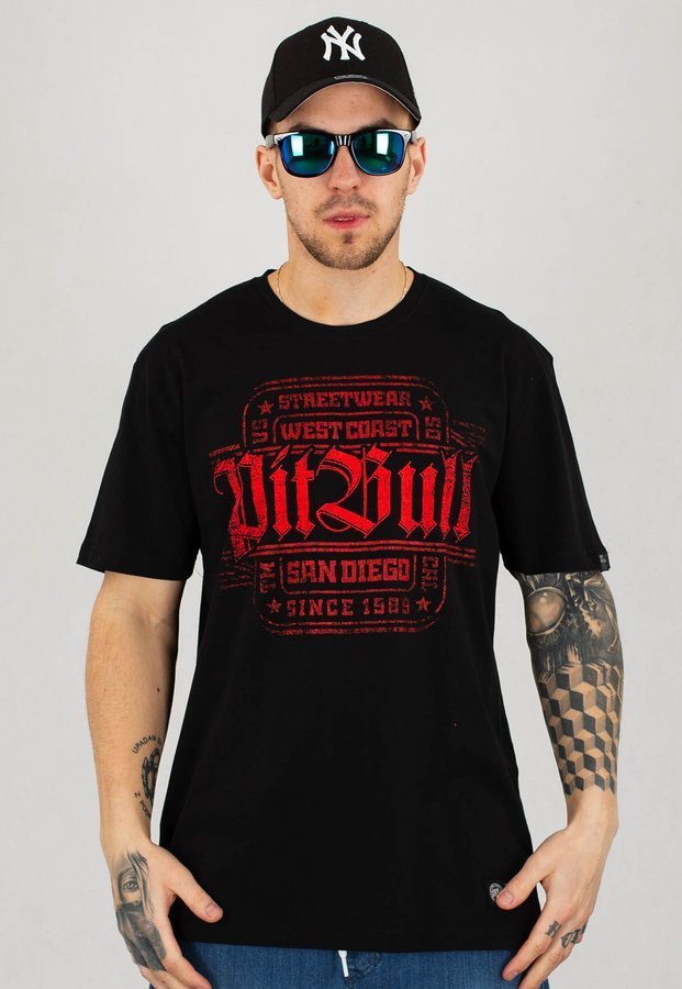 T-shirt Pit Bull San Diego IV czarny