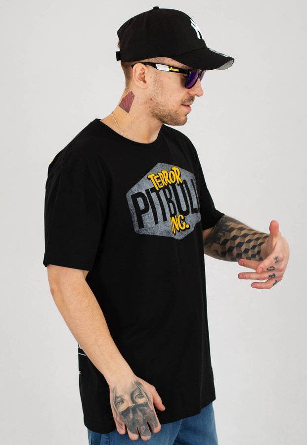 T-shirt Pit Bull Scare czarny