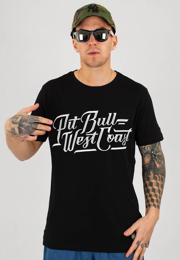 T-shirt Pit Bull Slim Fit Lycra Speed czarny