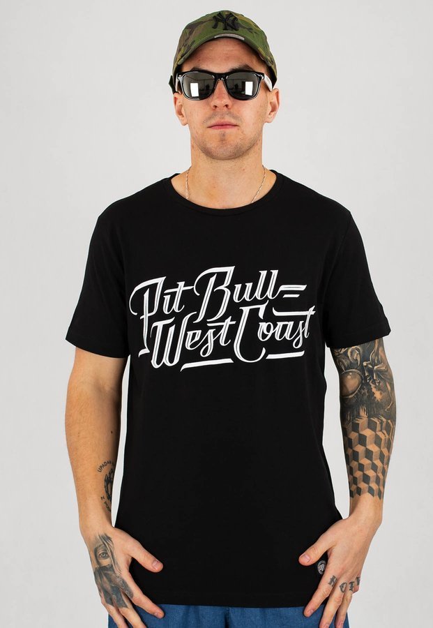 T-shirt Pit Bull Slim Fit Lycra Speed czarny