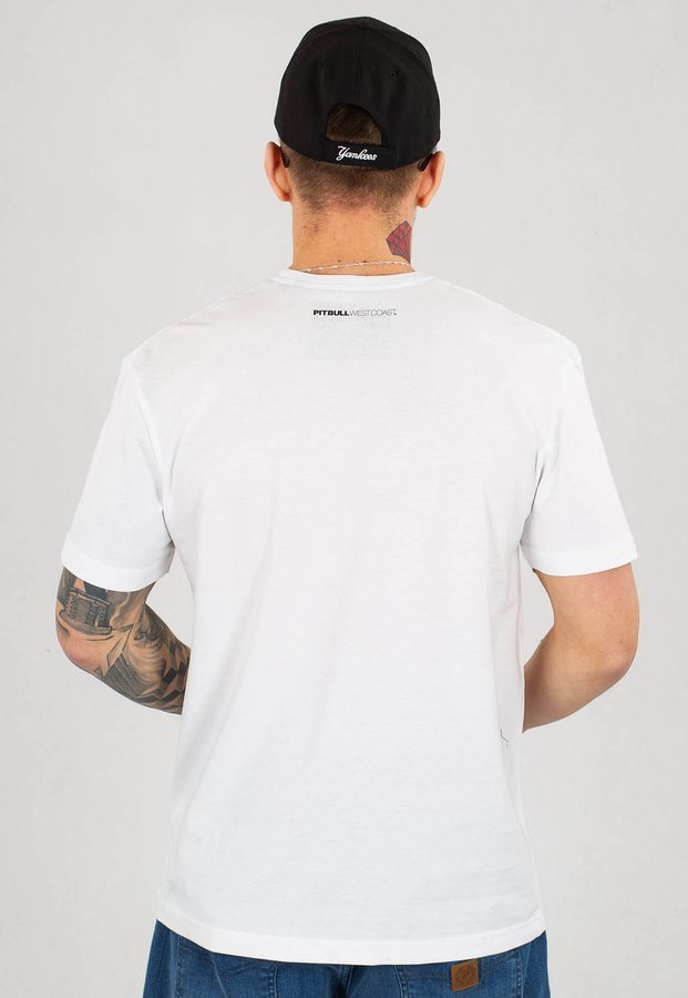 T-shirt Pit Bull Small Logo biały
