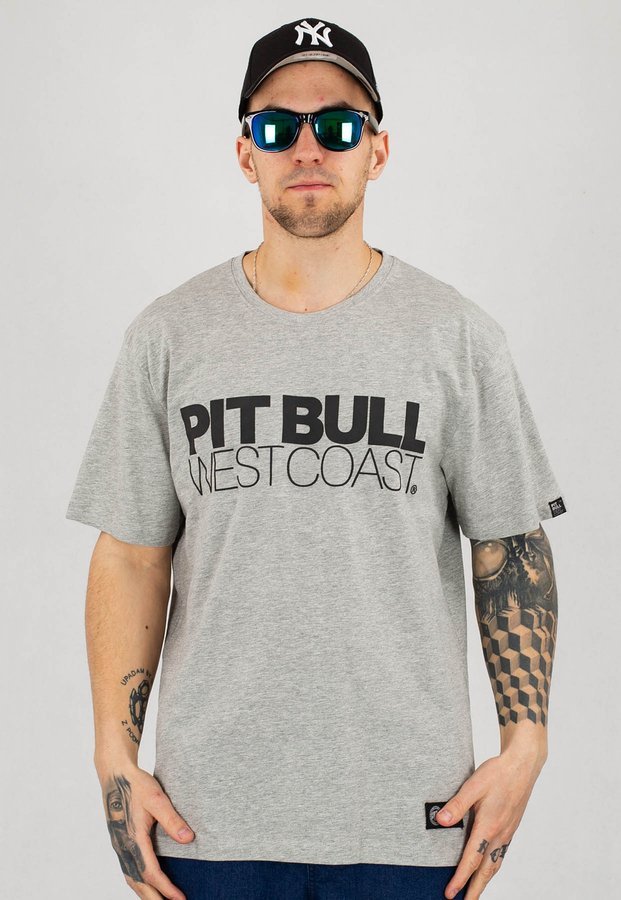 T-shirt Pit Bull TNT szary