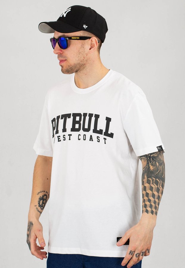 T-shirt Pit Bull Wilson biały