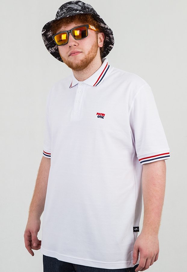 T-shirt Polo Patriotic CLS biały
