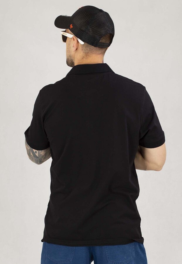 T-shirt Polo Pit Bull Jersey Slim Fit Small Logo czarny