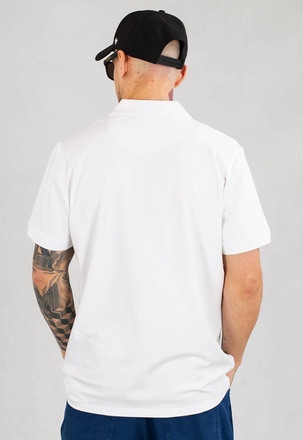 T-shirt Polo Pit Bull Jersey Small Logo biały