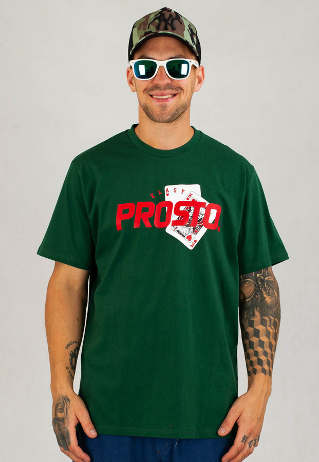 T-shirt Prosto Allin zielony