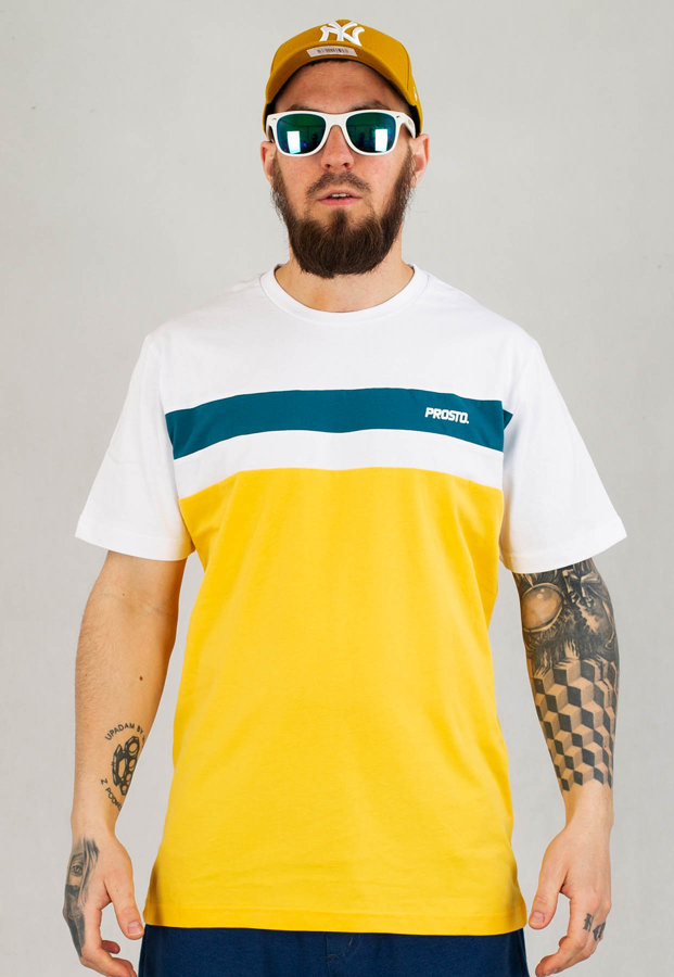 T-shirt Prosto Almighty żółty