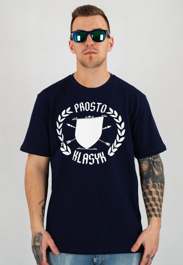 T-shirt Prosto Archer granatowy